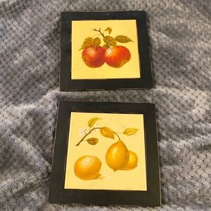 Very cool PC provincial style fruit wall art pieces french provinc style